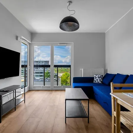 Apartment Bemowo - Parking, Balcony & Workspace - By Rentujemy *